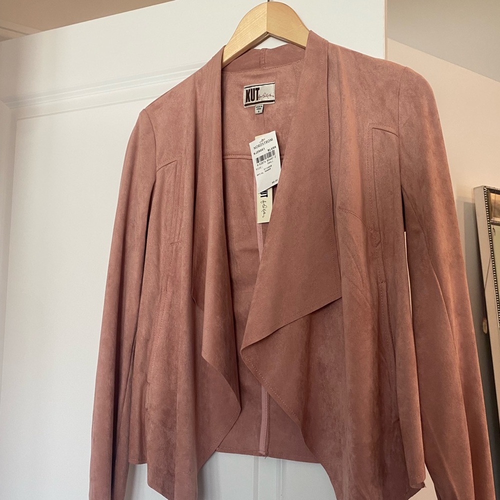 Brand new with tags, muted pink (blush) light jacket, size small